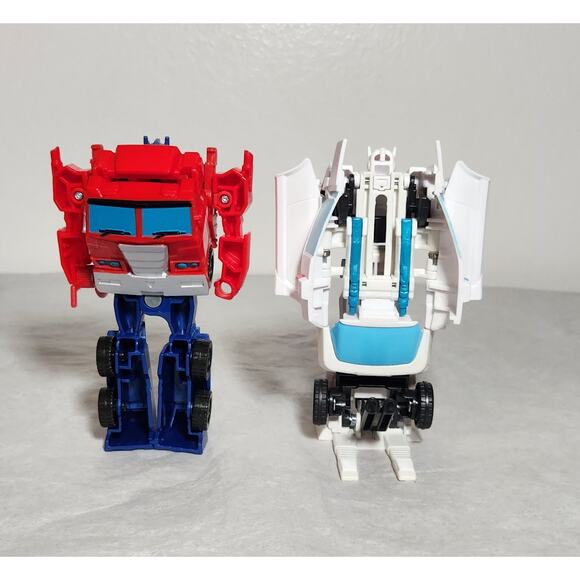 Transformers Cyberverse Optimus Prime And Prowl 1-Step Changers Action Figures - Picture 2 of 7